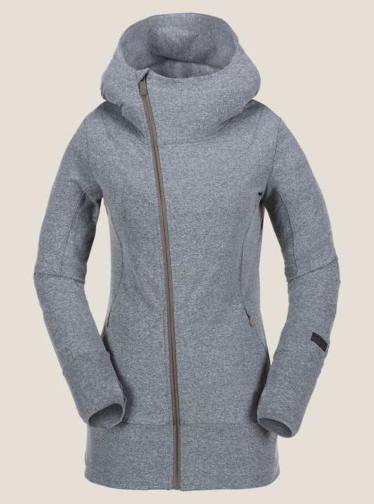 Vallican Full Zip Fleece - Heather Grey