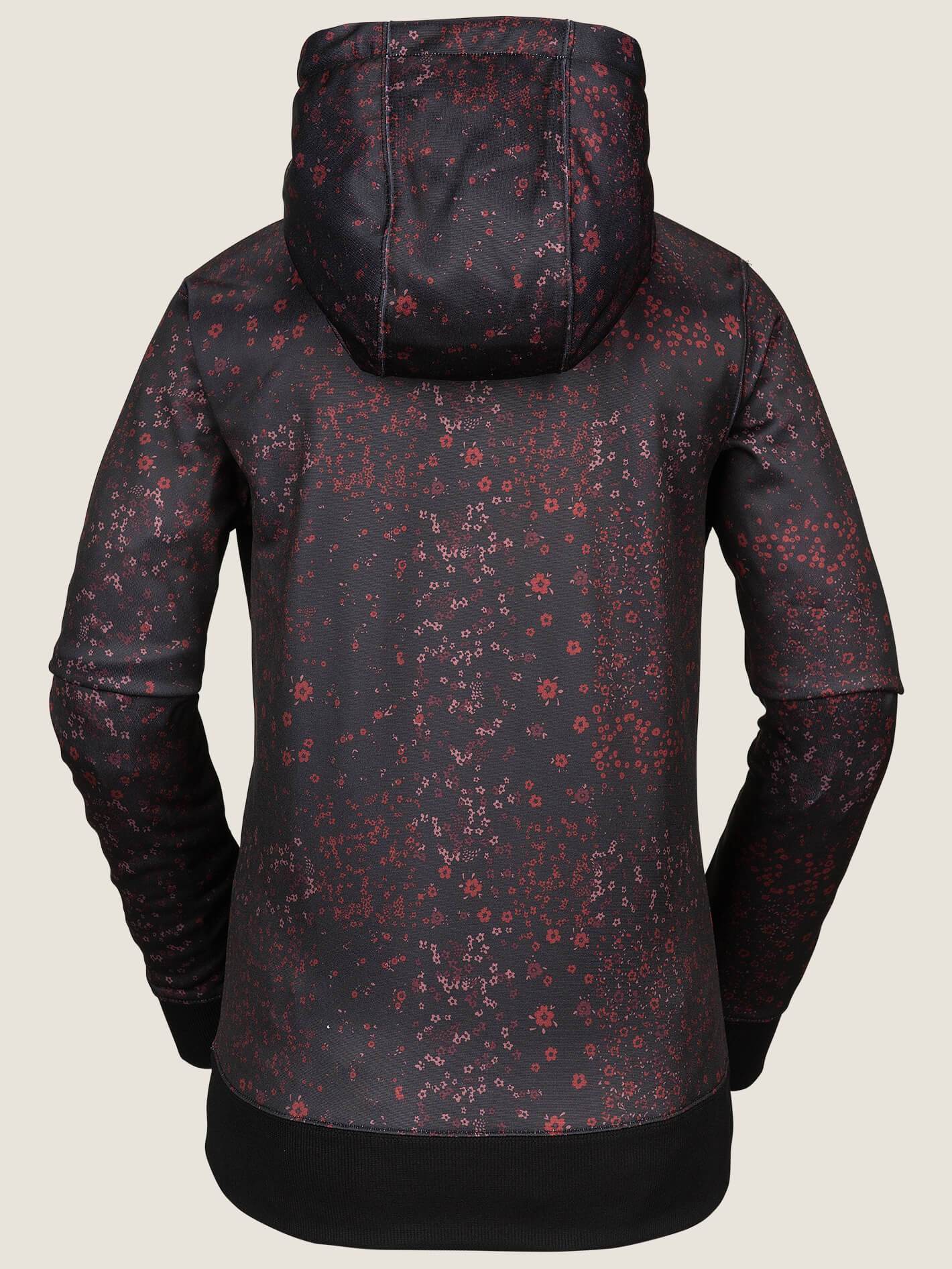 Cascara Fleece - Black Floral Print