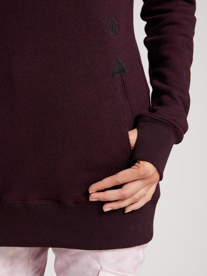 Tower Pullover Fleece - Merlot