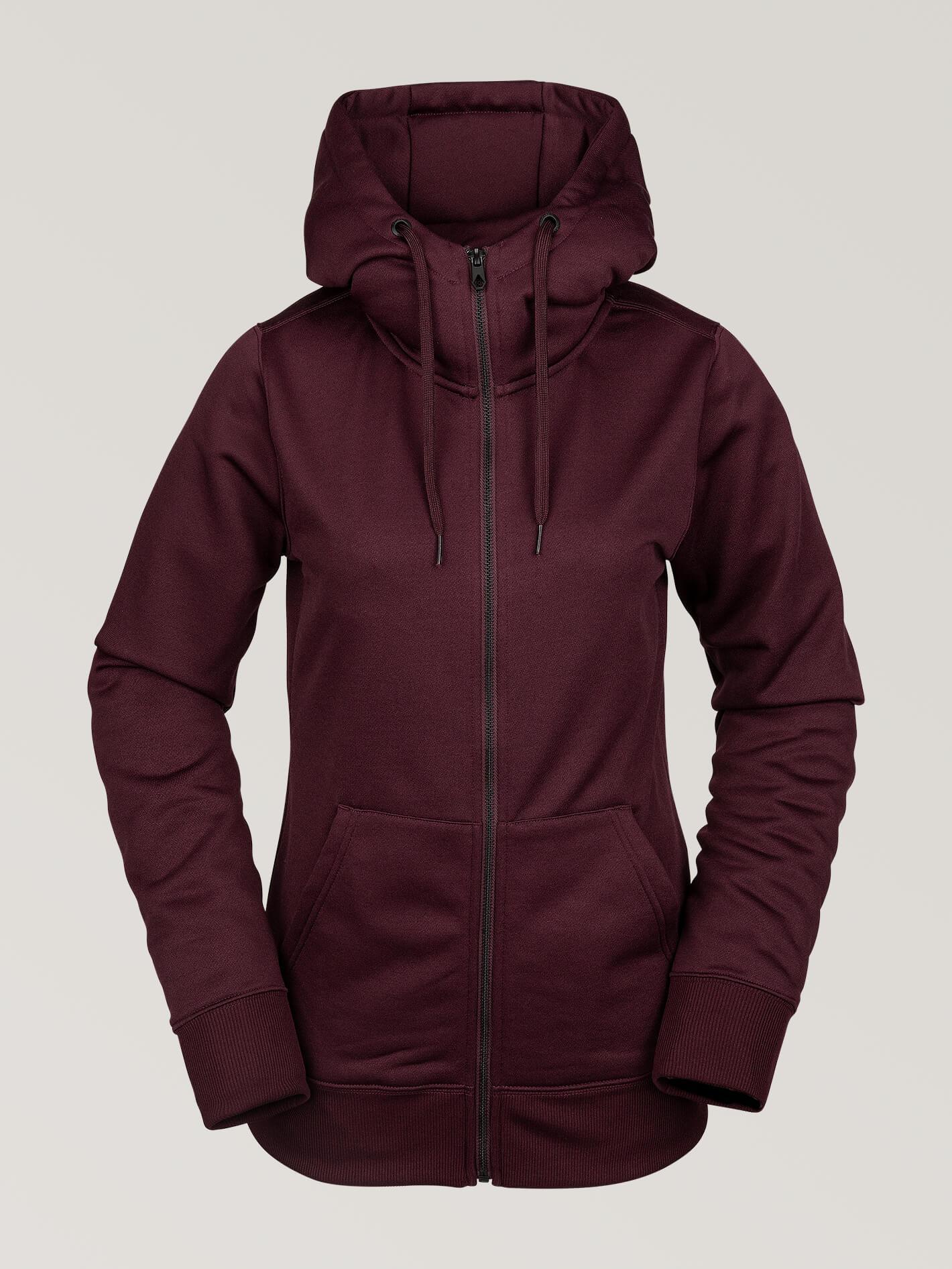 Womens Cascara Fleece - Merlot