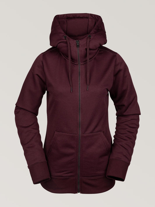 Womens Cascara Fleece - Merlot