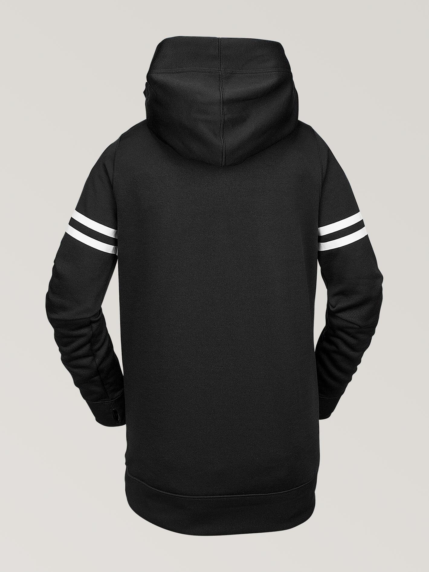 Womens Spring Shred Hoody - Black
