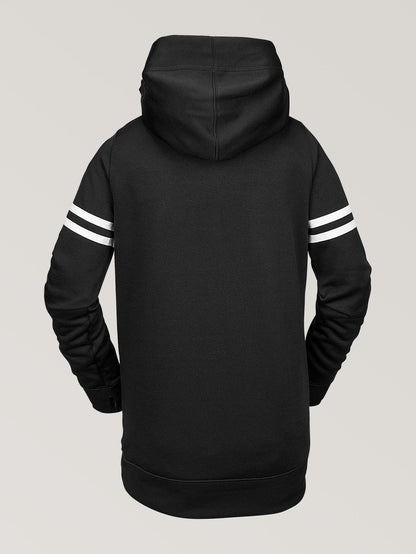 Womens Spring Shred Hoody - Black