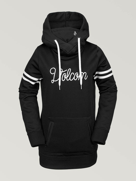 Womens Spring Shred Hoody - Black
