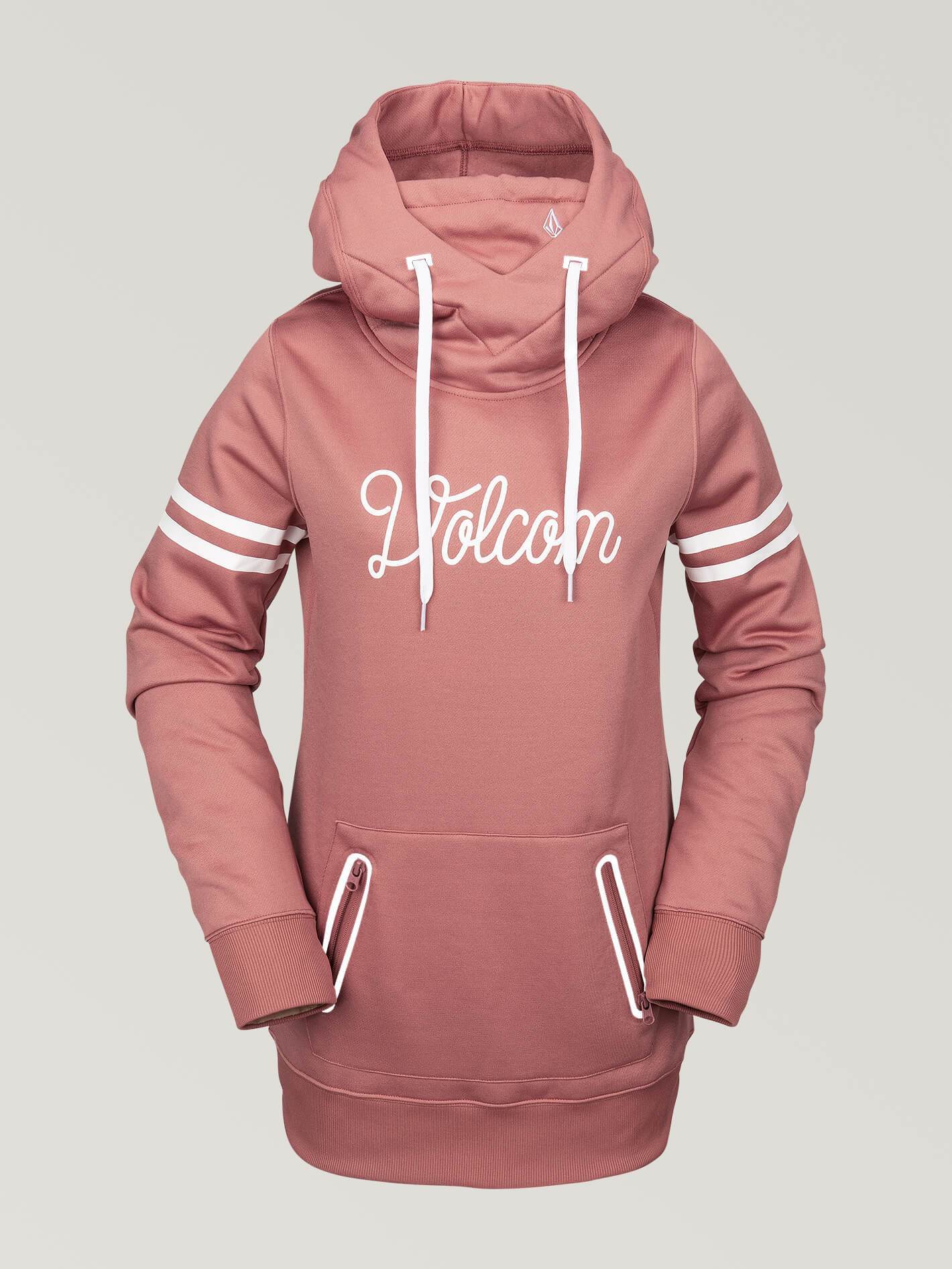 Womens Spring Shred Hoody - Mauve