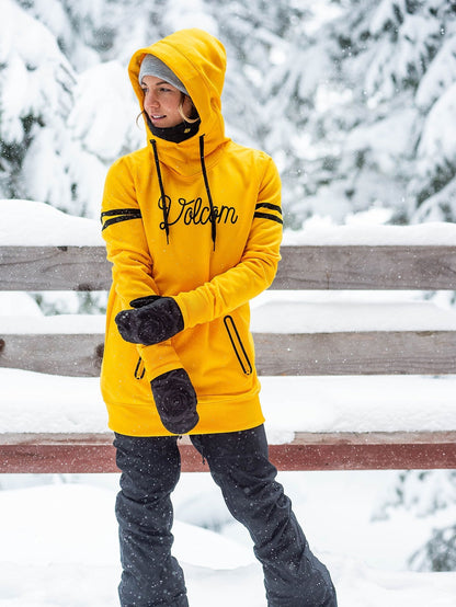Womens Spring Shred Hoody - Yellow
