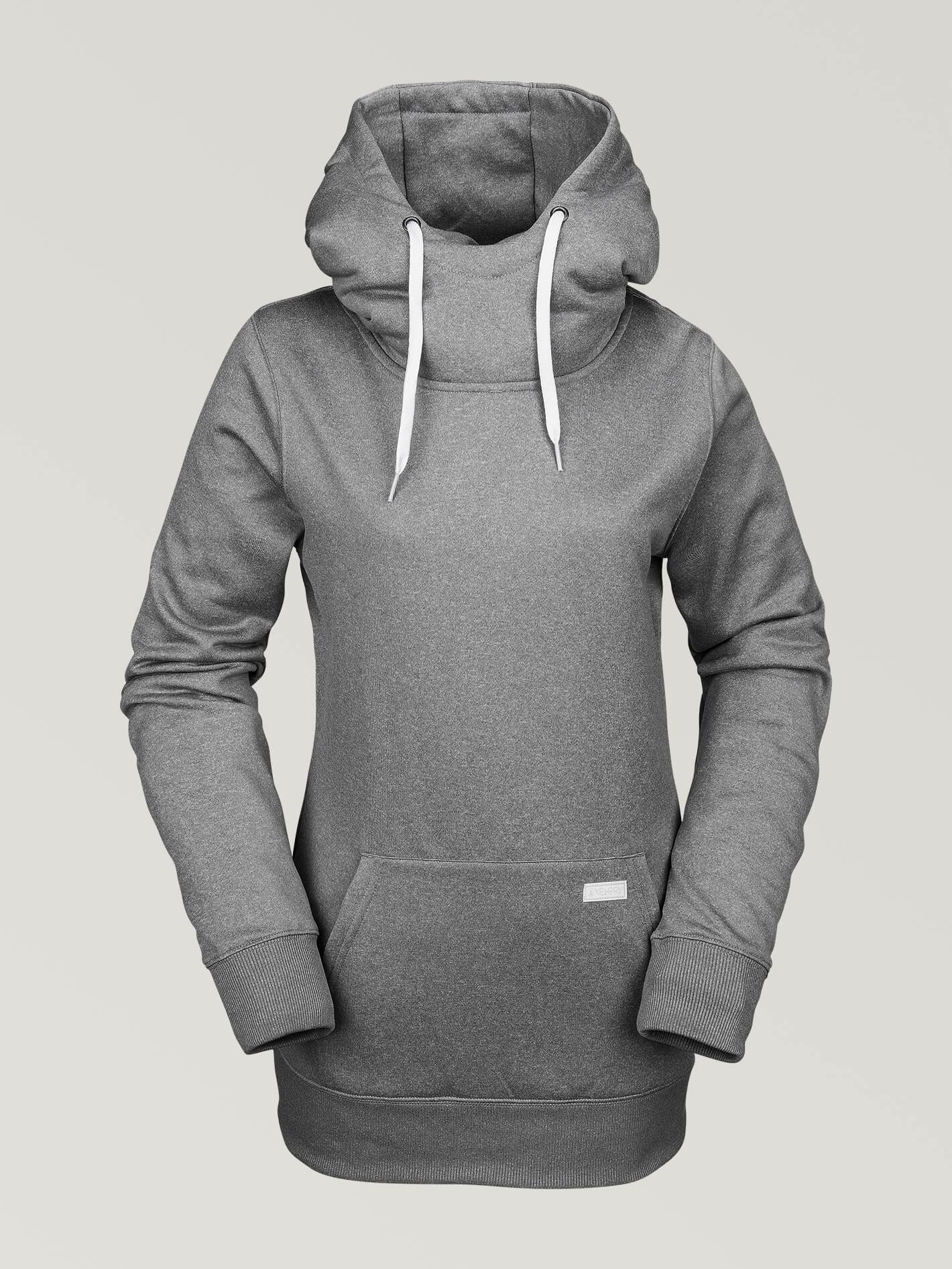 Womens Yerba Pullover Fleece - Heather Grey