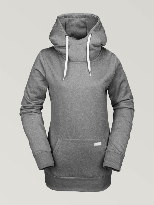 Womens Yerba Pullover Fleece - Heather Grey