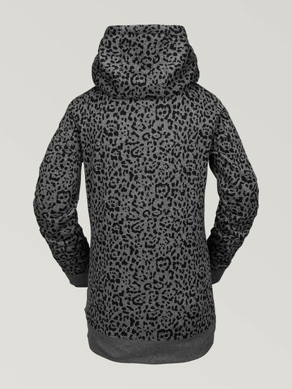 Womens Yerba Pullover Fleece - Leopard