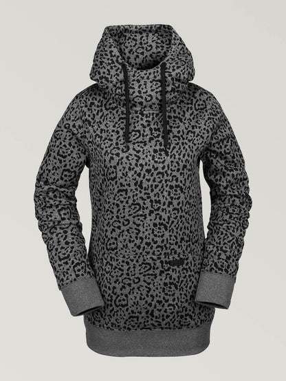 Womens Yerba Pullover Fleece - Leopard