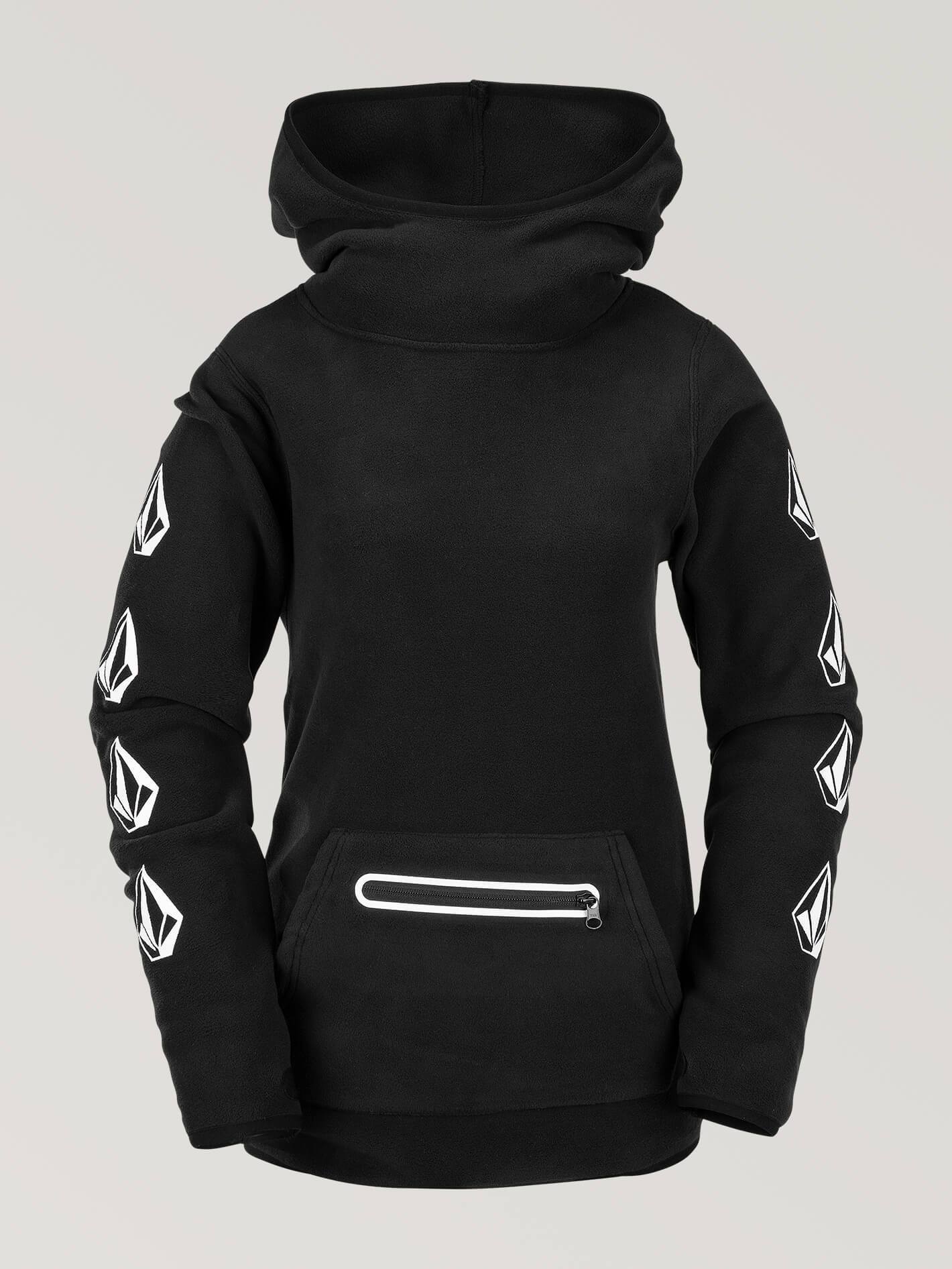 Womens Polartec® Mid Hoody - Black