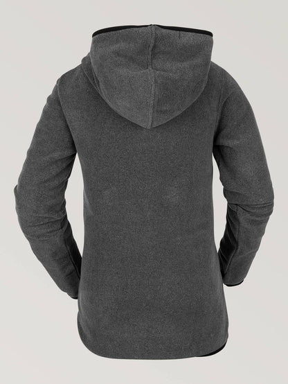 Womens Polartec® Mid Hoody - Heather Grey