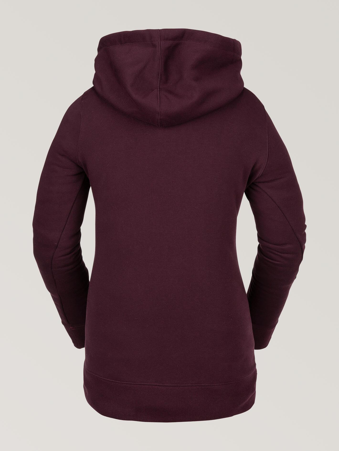Womens Tower Pullover Fleece - Merlot