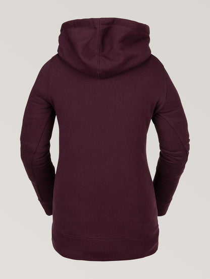Womens Tower Pullover Fleece - Merlot