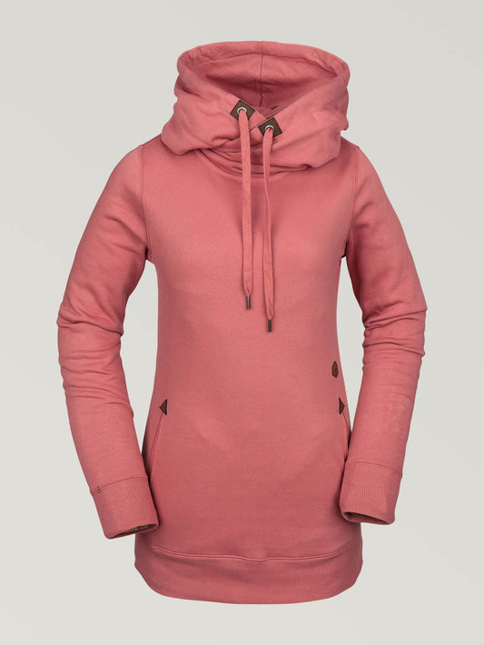 Womens Tower Pullover Fleece - Mauve