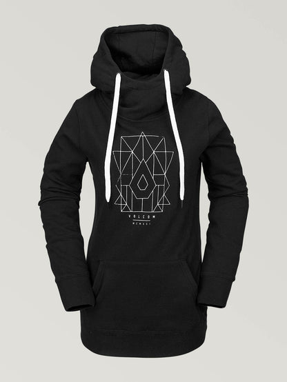 Womens Costus Pullover Fleece - Black