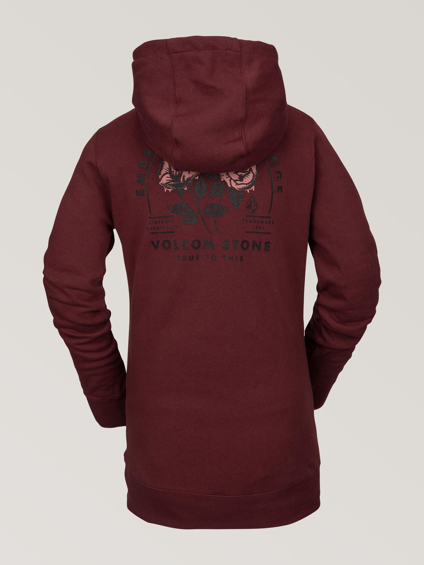 Womens Costus Pullover Fleece - Scarlet