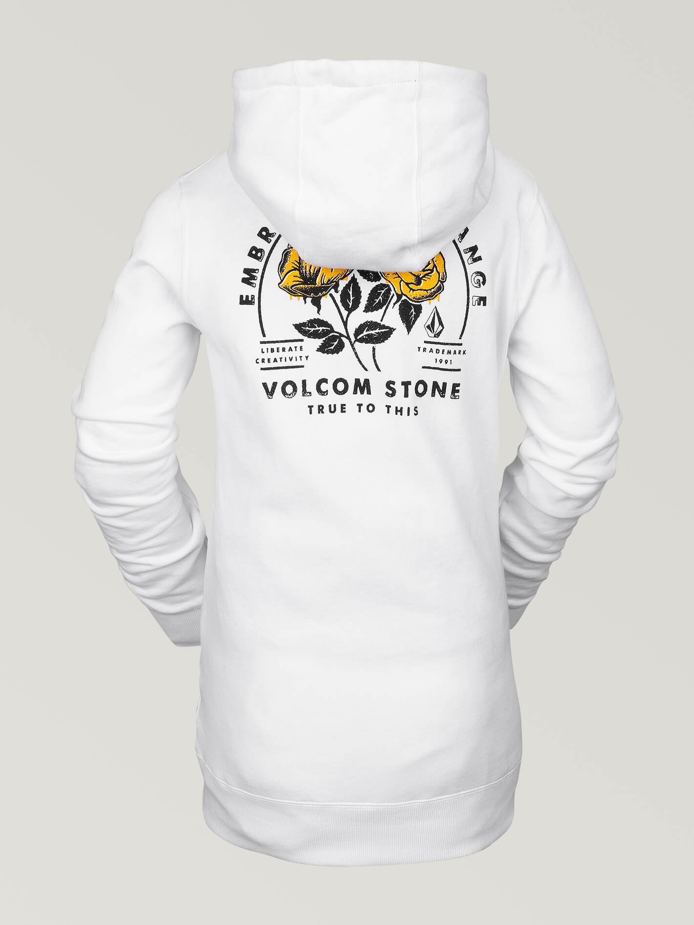 Womens Costus Pullover Fleece - White