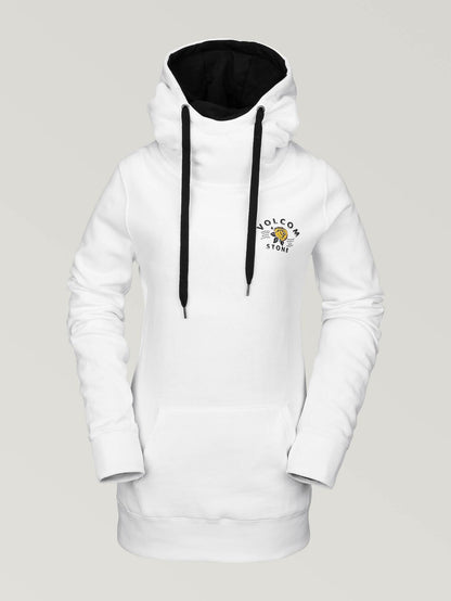 Womens Costus Pullover Fleece - White