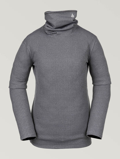 Womens Tech Funnel Fleece - Heather Grey