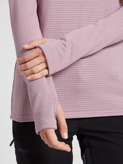 Womens Tech Funnel Fleece - Purple Haze