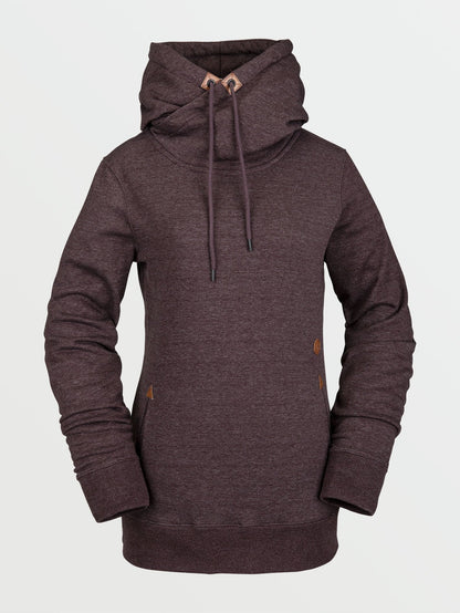 Tower Pullover Fleece - Black Red