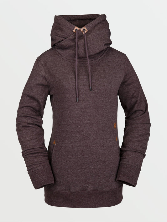 Tower Pullover Fleece - Black Red