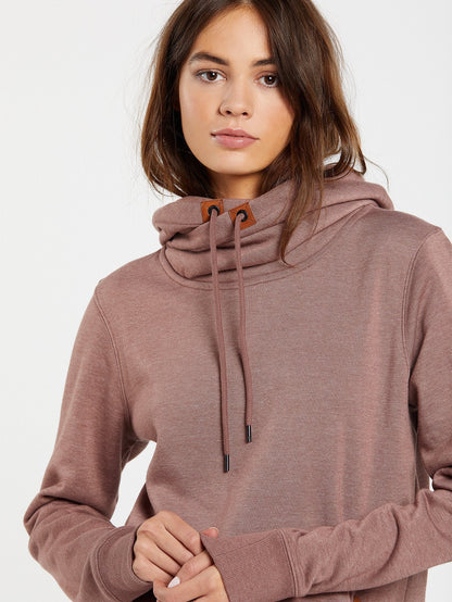 Tower Pullover Fleece - Rose Wood