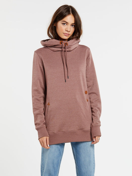 Tower Pullover Fleece - Rose Wood