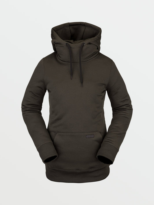 Yerba Fleece Hoodie - BLACK GREEN
