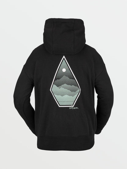 Vol Peak Fleece Hoodie - BLACK