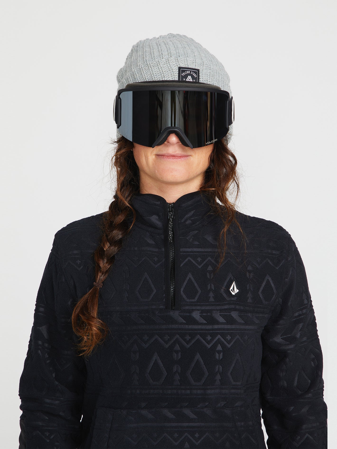 Polar Fleece Sweatshirt - Black