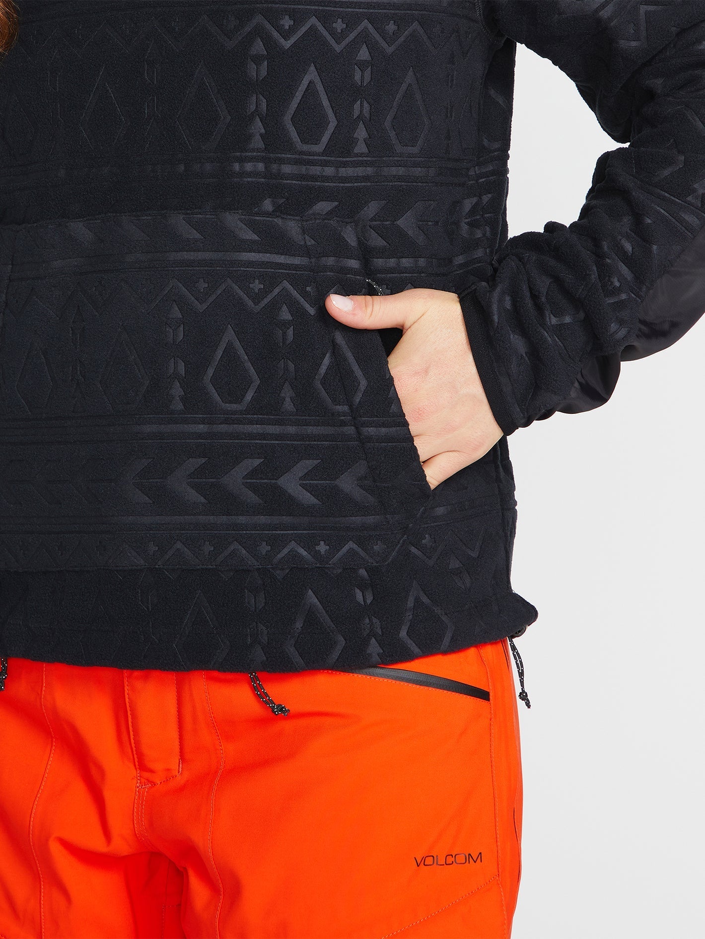Polar Fleece Sweatshirt - Black