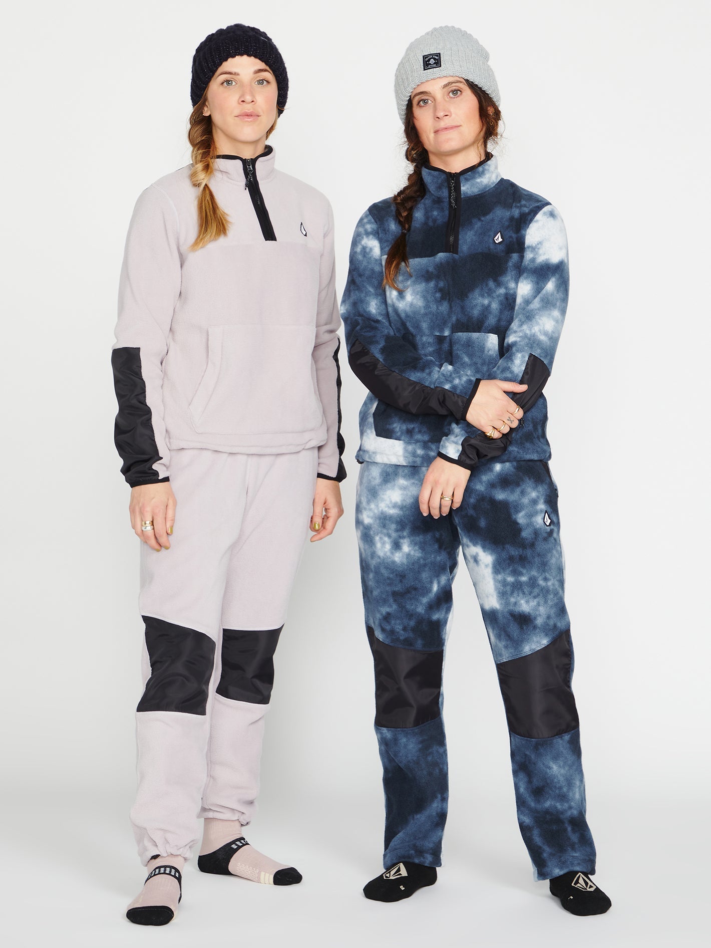 Polar Fleece Sweatshirt - Storm Tie-Dye