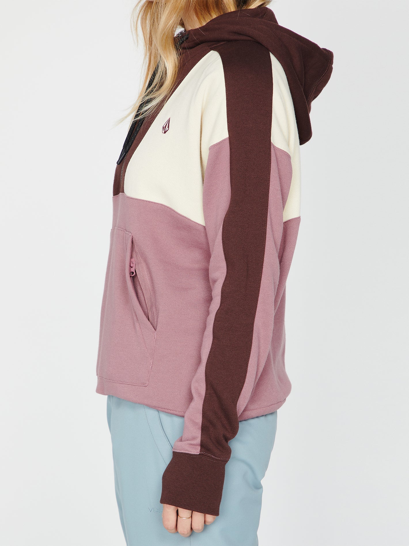Vlcm Anorak Hoodie - Rosewood