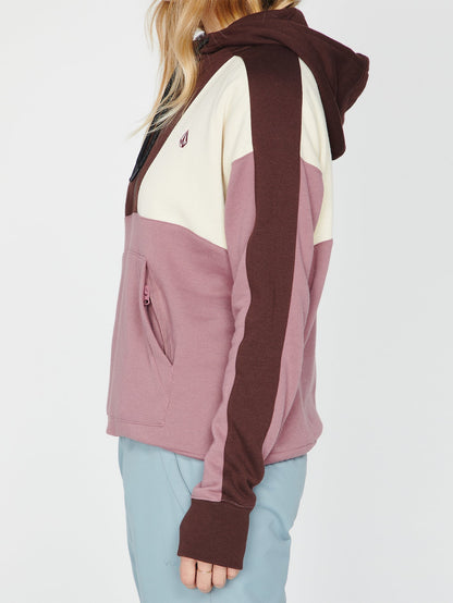 Vlcm Anorak Hoodie - Rosewood