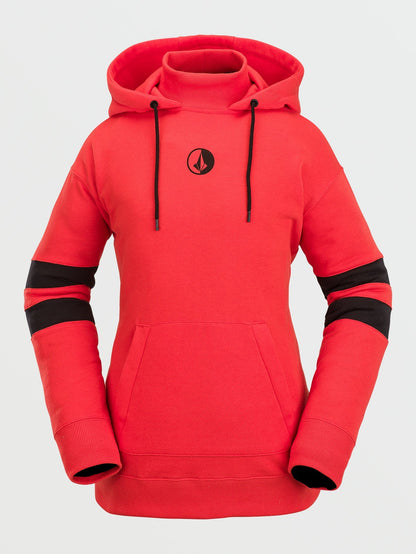 Banded Hoodie - Orange Shock