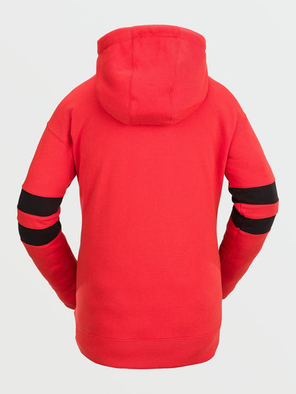 Banded Hoodie - Orange Shock
