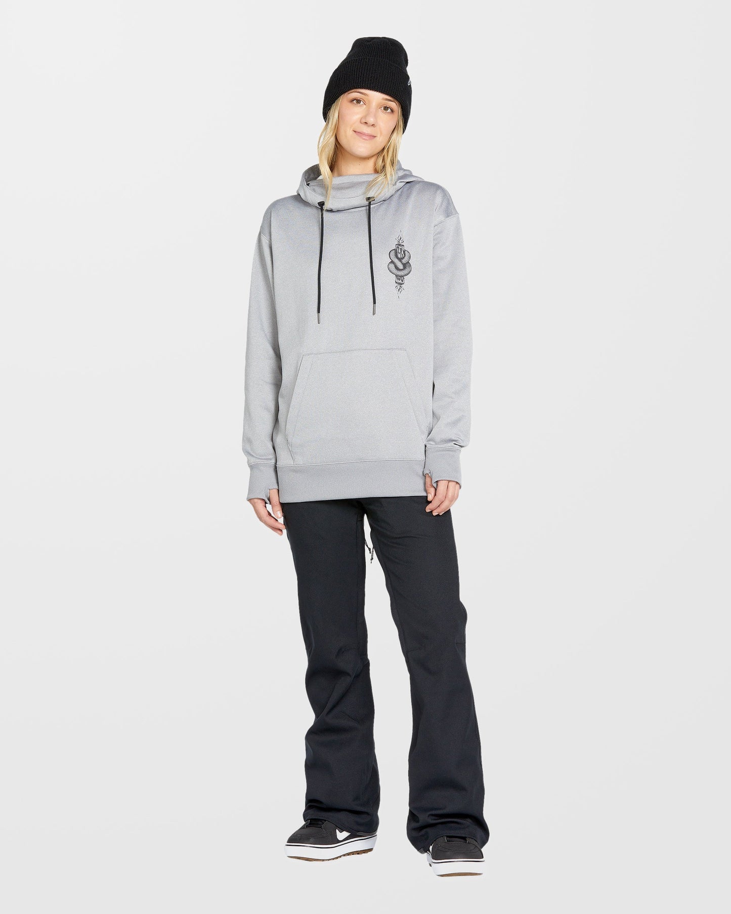 Riding Hydro Hoodie - Heather Grey