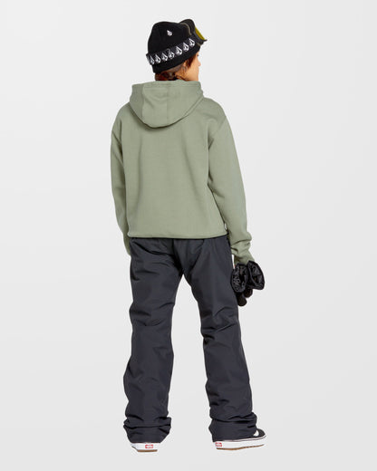 Costus Fleece Hoodie - Lichen Green