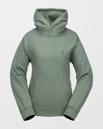 Costus Fleece Hoodie - Lichen Green