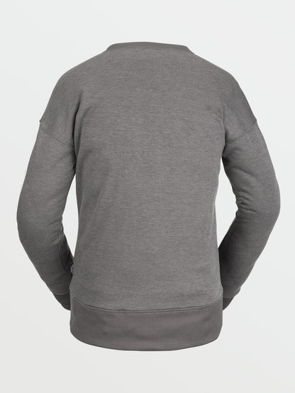 Polartec Crew Fleece - HEATHER GREY