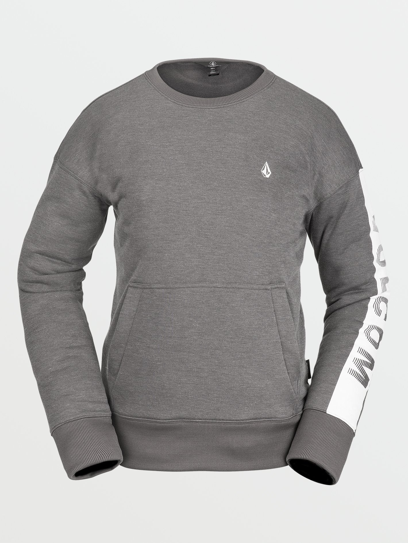 Polartec Crew Fleece - HEATHER GREY