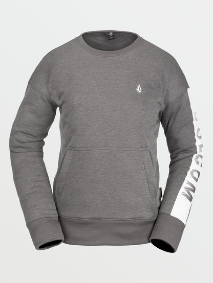 Polartec Crew Fleece - HEATHER GREY