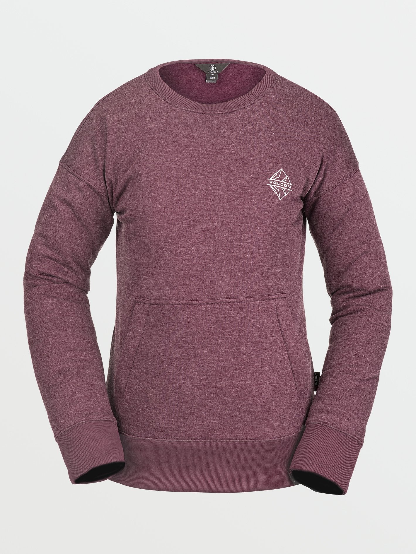 Polartec Crew Fleece - MERLOT