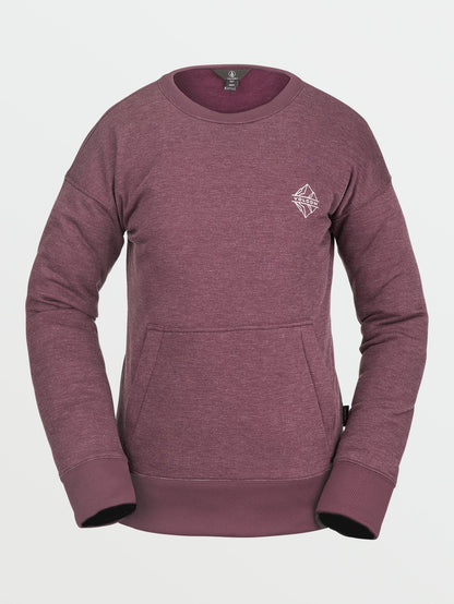 Polartec Crew Fleece - MERLOT