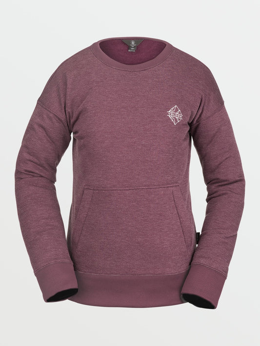 Polartec Crew Fleece - MERLOT