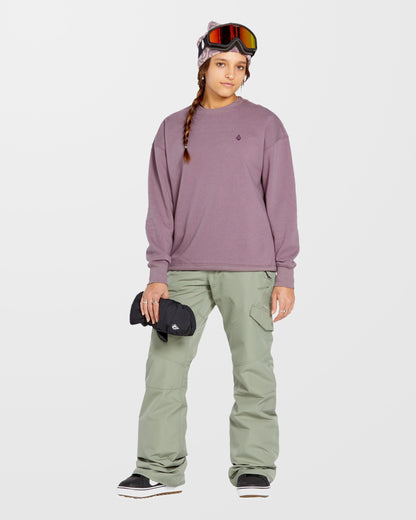 Essential Fleece Sweatshirt - Dusty Lavender
