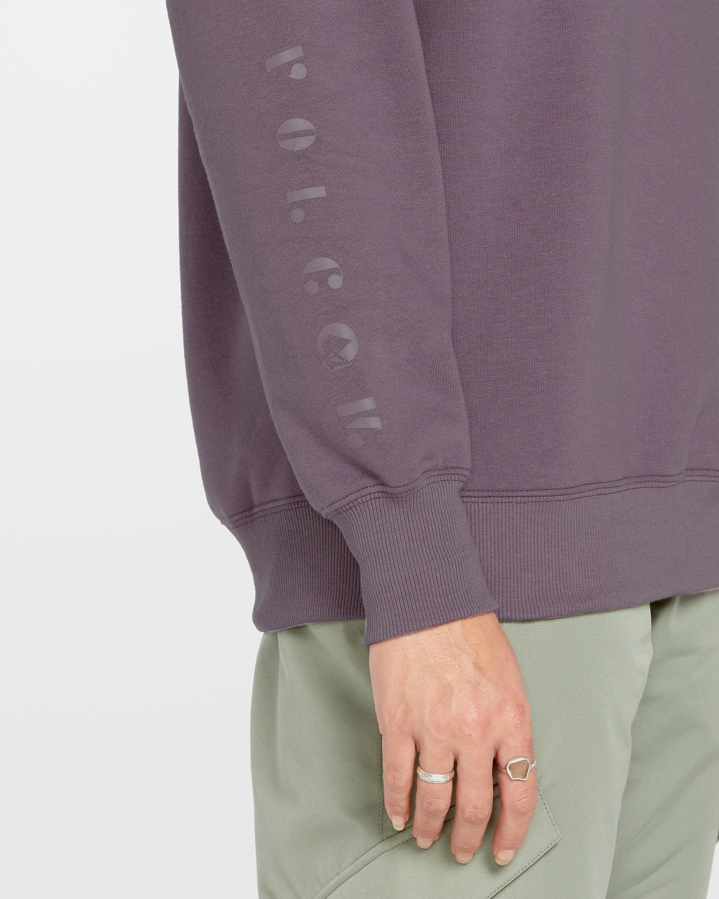 Essential Fleece Sweatshirt - Dusty Lavender
