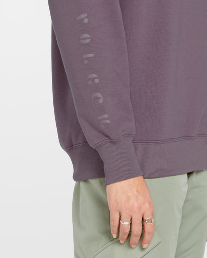 Essential Fleece Sweatshirt - Dusty Lavender